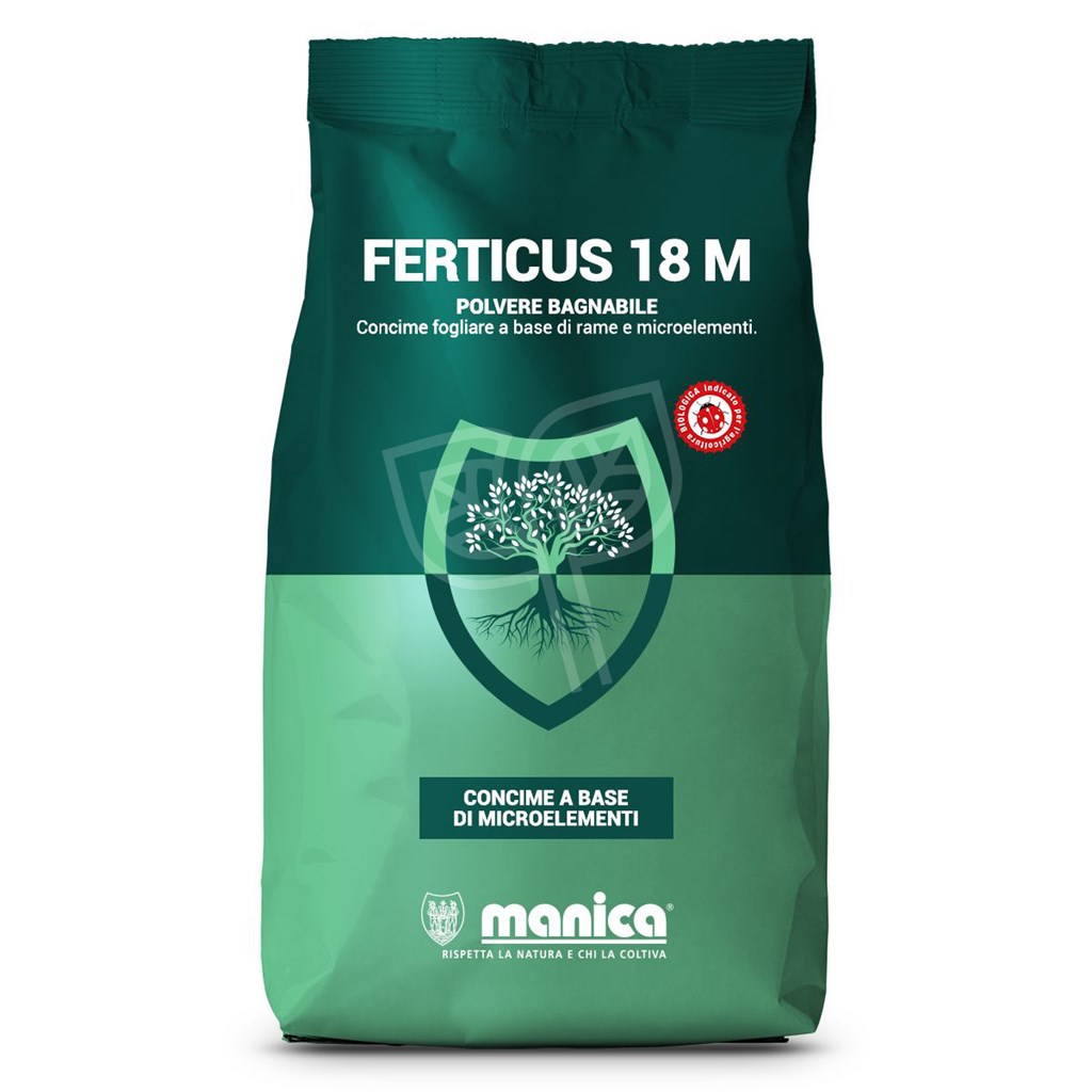 FERTICUS 18 M - KG 1 - FERTILIZZANTE - FUNGICIDA BIO MANICA